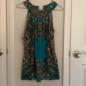 Colorful floral tank top